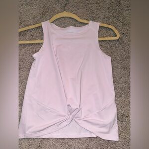 Abercrombie Kids Light Pink Twist Knot Tank Top